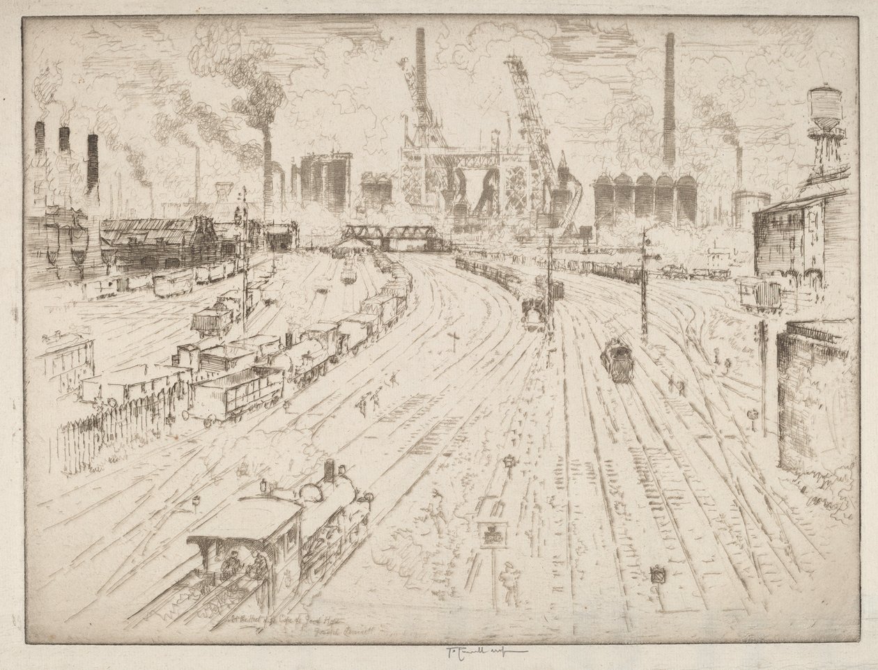 Binari, Oberhausen da Joseph Pennell