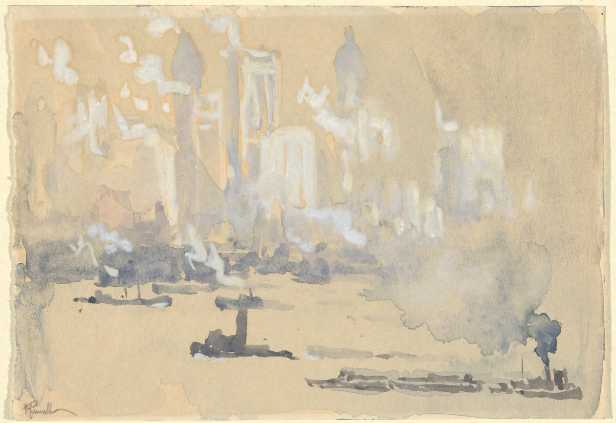Rimorchiatori da Joseph Pennell