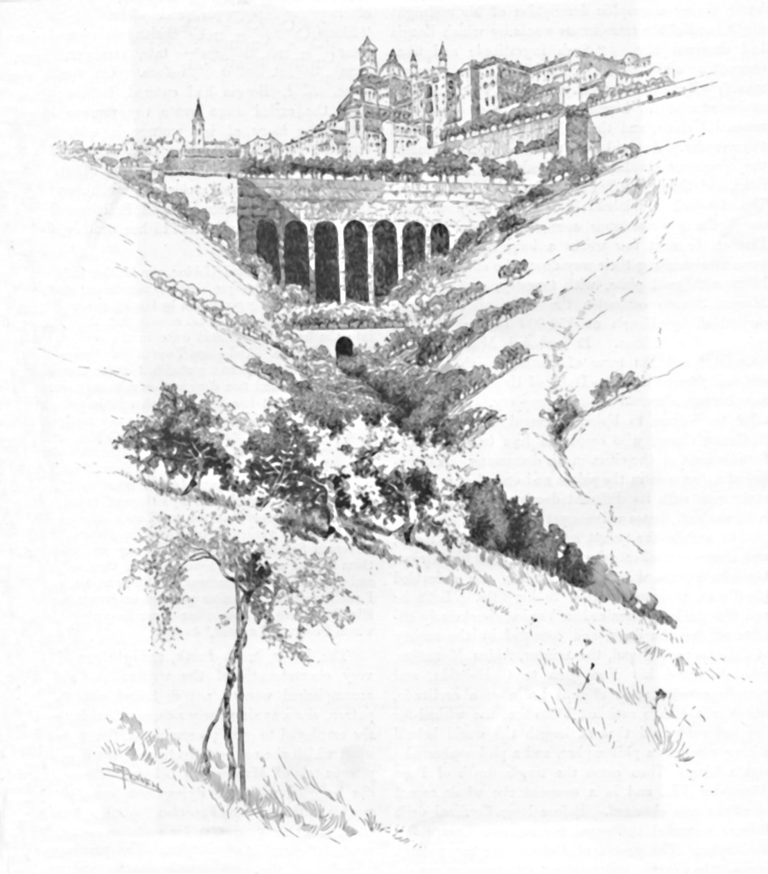 Urbino, 1886 da Joseph Pennell