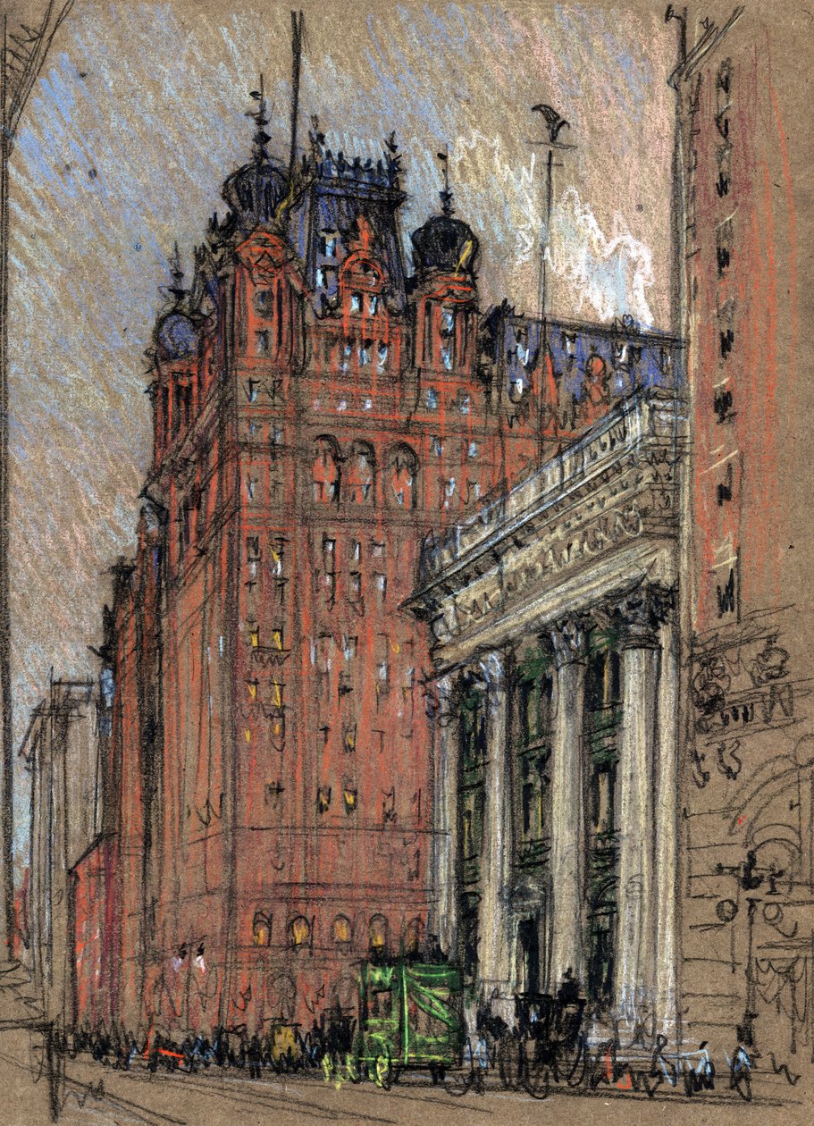Hotel Waldorf Astoria da Joseph Pennell