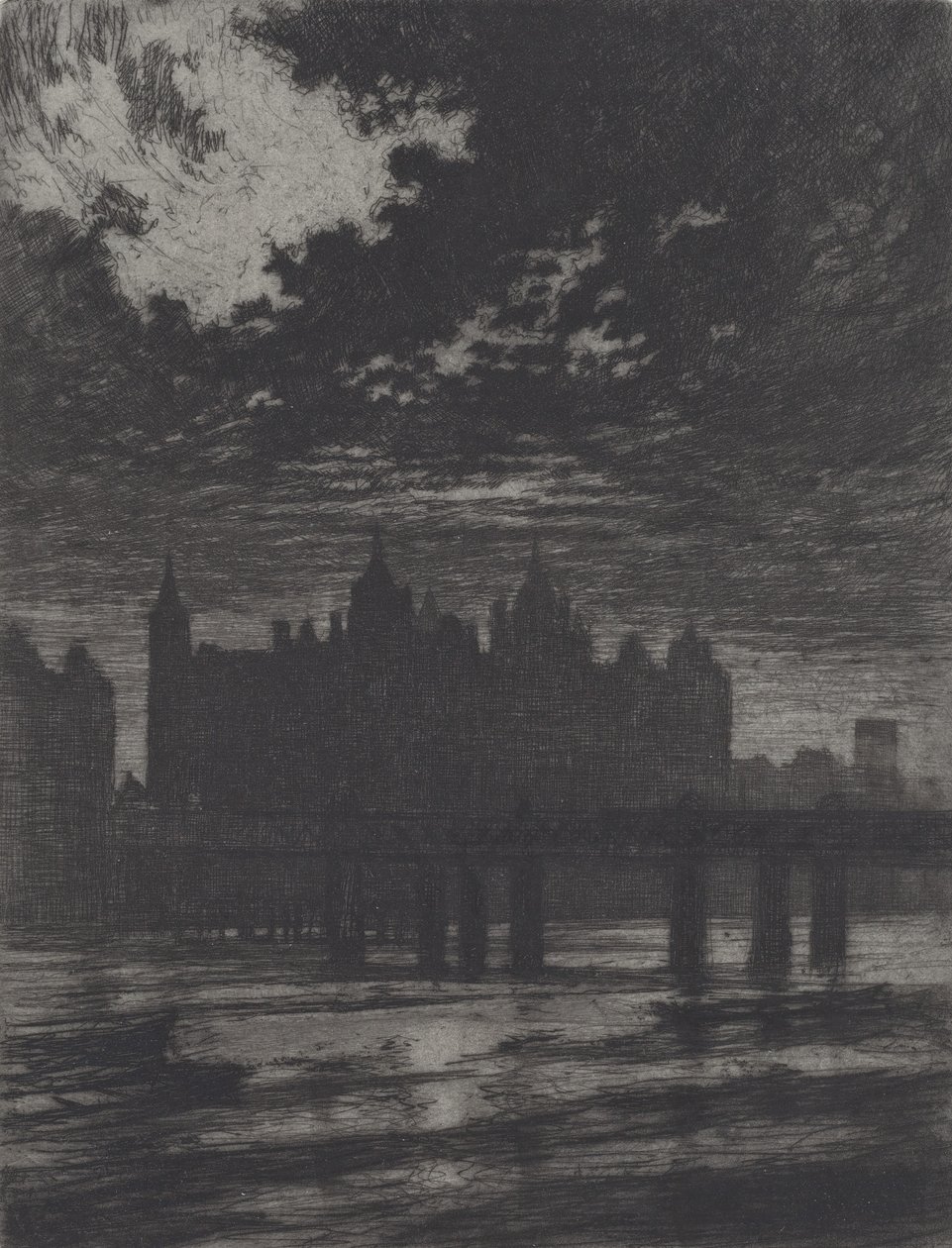 Whitehall Court, 1903 da Joseph Pennell