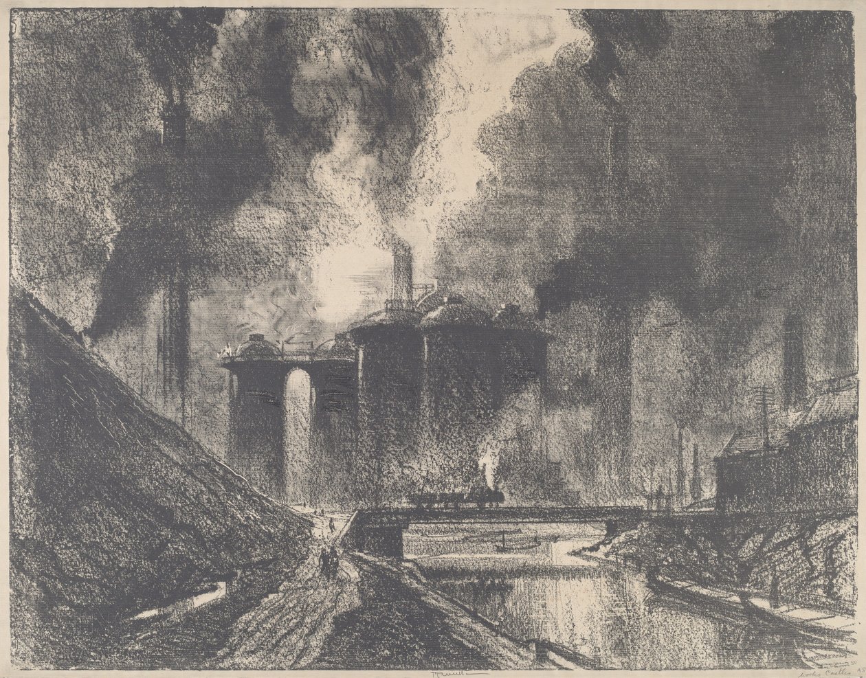 Castelli del lavoro, Wolverhampton da Joseph Pennell