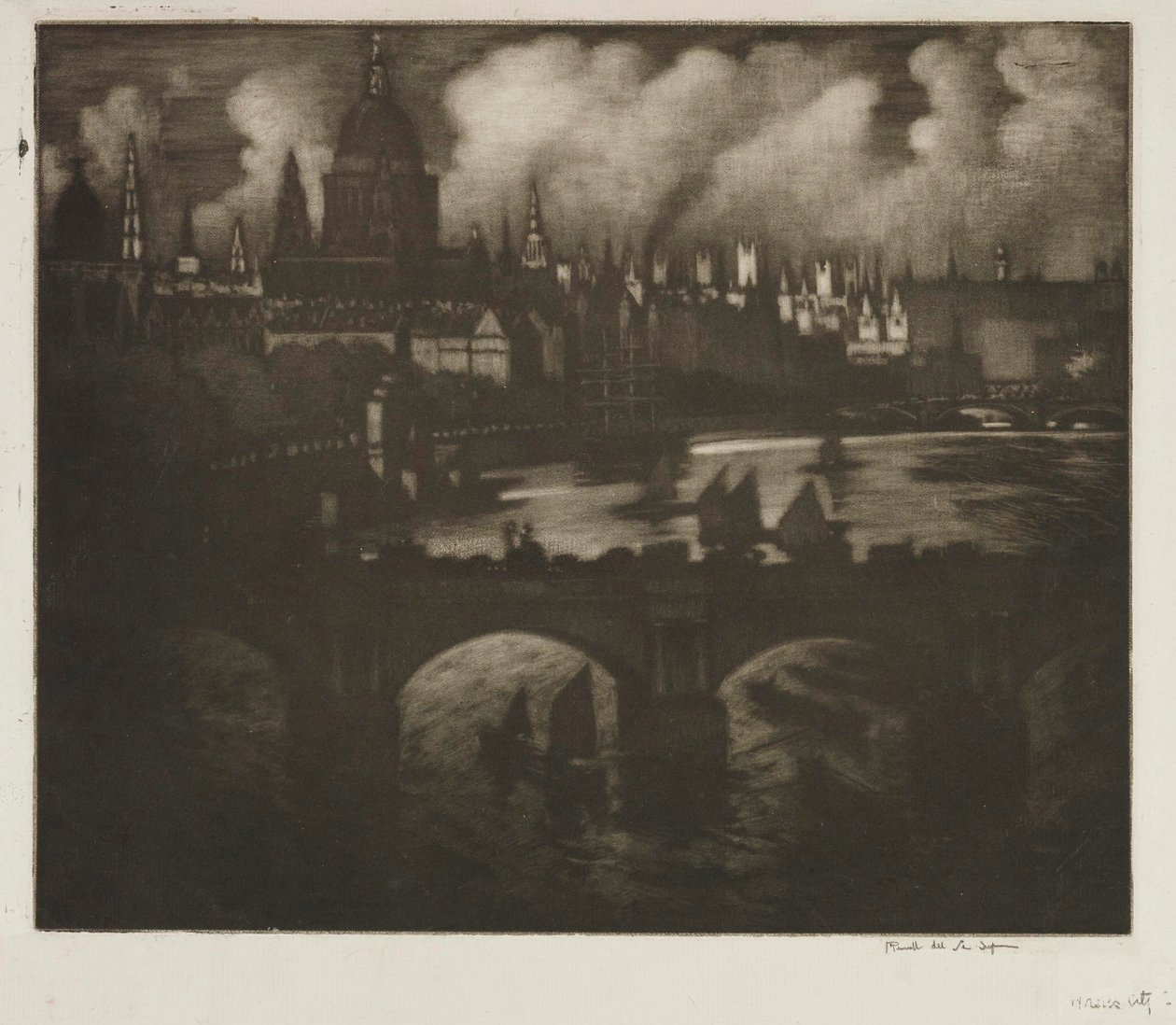 La città di Wren da Joseph Pennell