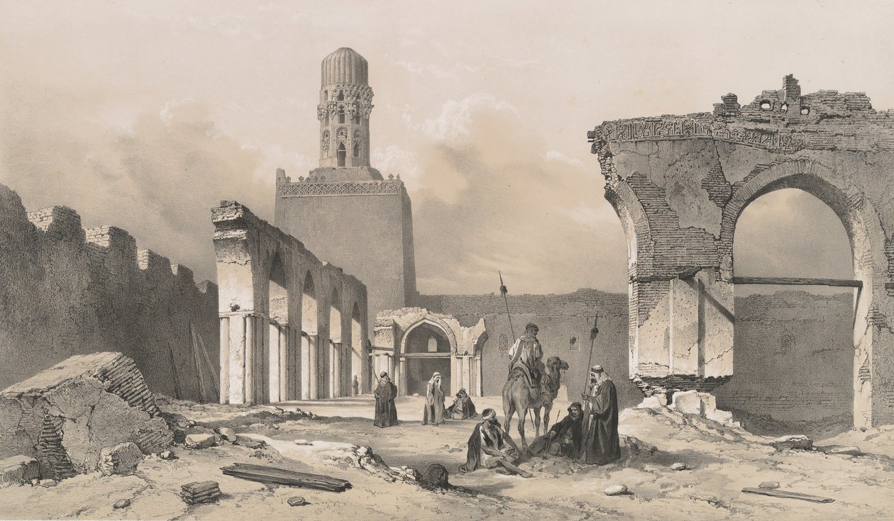 Moschea el Hakem, al Cairo, 1843 da Joseph Philibert Girault De Prangey