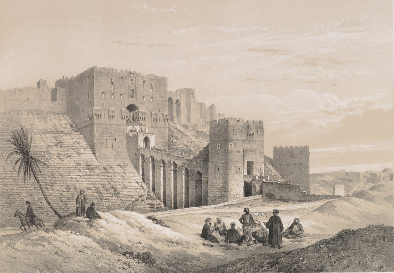 Château d’Alep, 1843 da Joseph Philibert Girault De Prangey