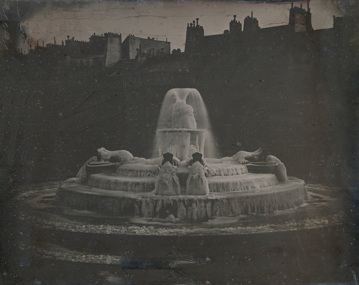 Fontana, Place du Château d’Eau, Parigi da Joseph Philibert Girault De Prangey