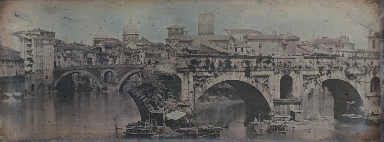 Ponte Rotto Pons Aemilius, Roma da Joseph Philibert Girault De Prangey