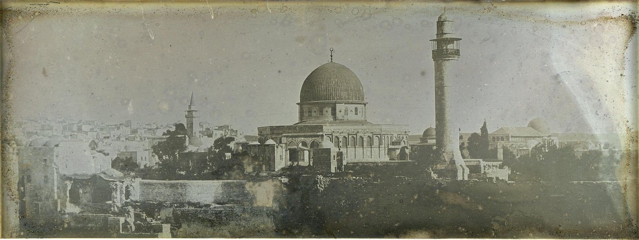 Gerusalemme: Spianata del Tempio di Salomone, Cupola della Roccia da Joseph Philibert Girault De Prangey