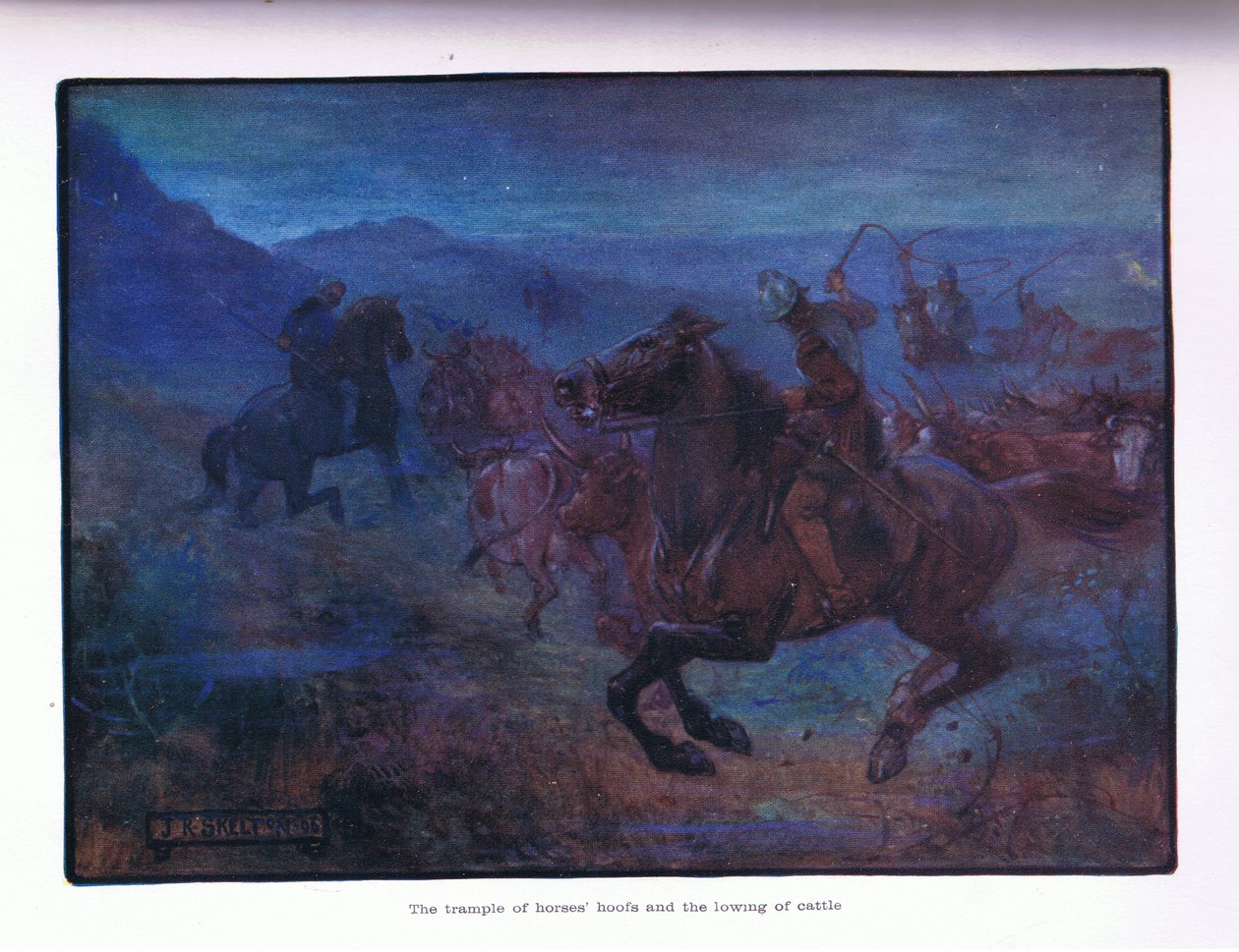 Il calpestio degli zoccoli dei cavalli e il muggito del bestiame da Joseph Ratcliffe Skelton
