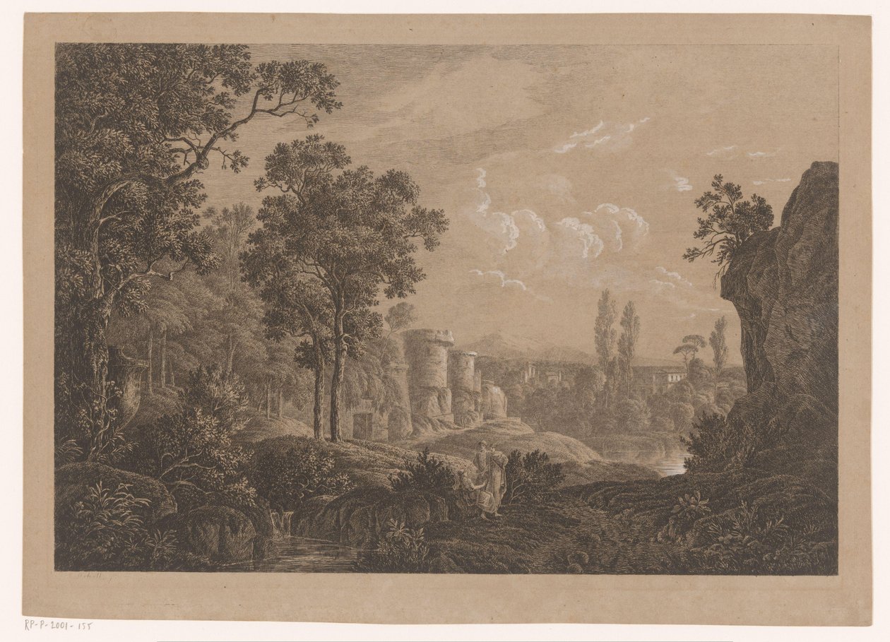 Paesaggio italiano da Joseph Rebell