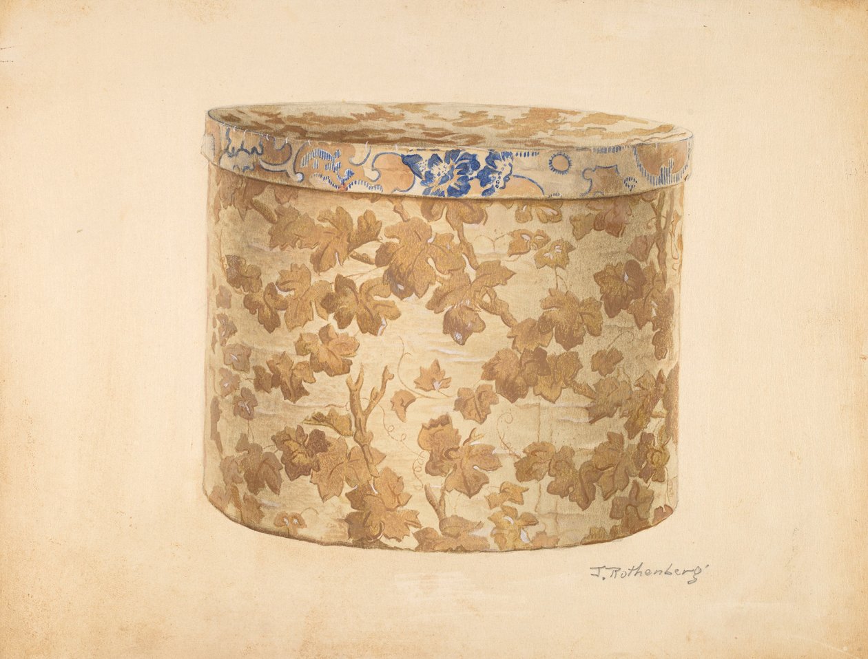 Scatola decorata, c. 1939 da Joseph Rothenberg