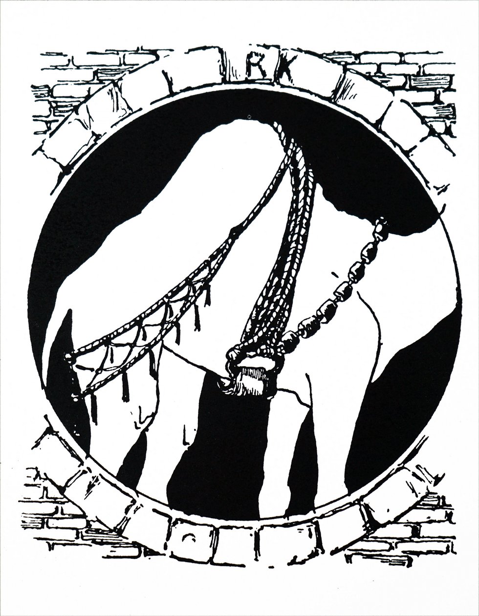 Illustrazione che raffigura un cammello di Rudyard Kipling (incisione) da Joseph Rudyard Kipling