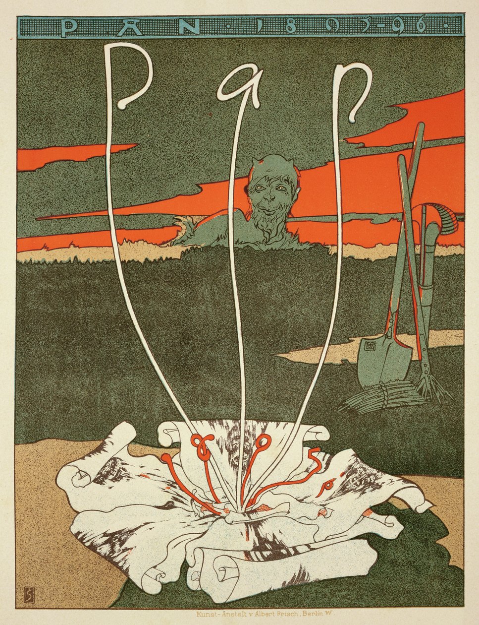 Riproduzione di un poster pubblicitario 
