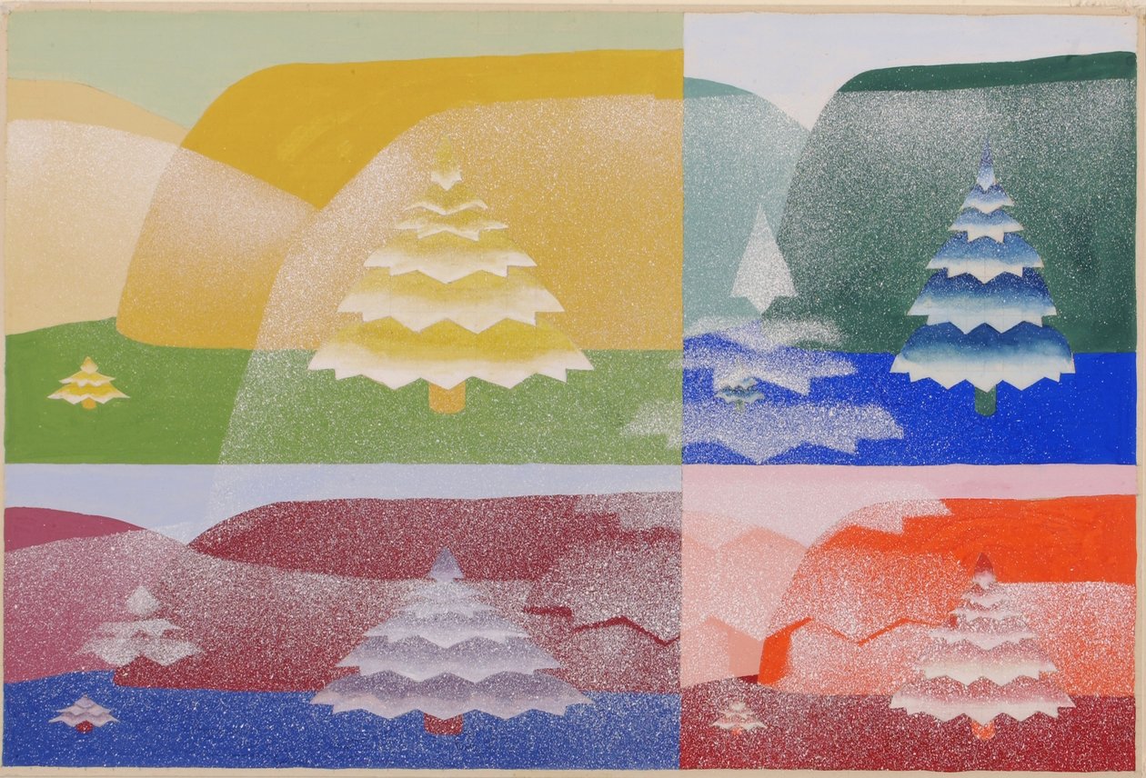Alberi (dalla serie "Le basi matematiche delle arti") da Joseph Schillinger
