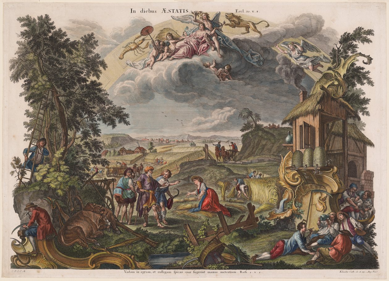 Estate da Joseph Sebastian Klauber, Johann Baptist Klauber, after Johann Wolfgang Baumgartner