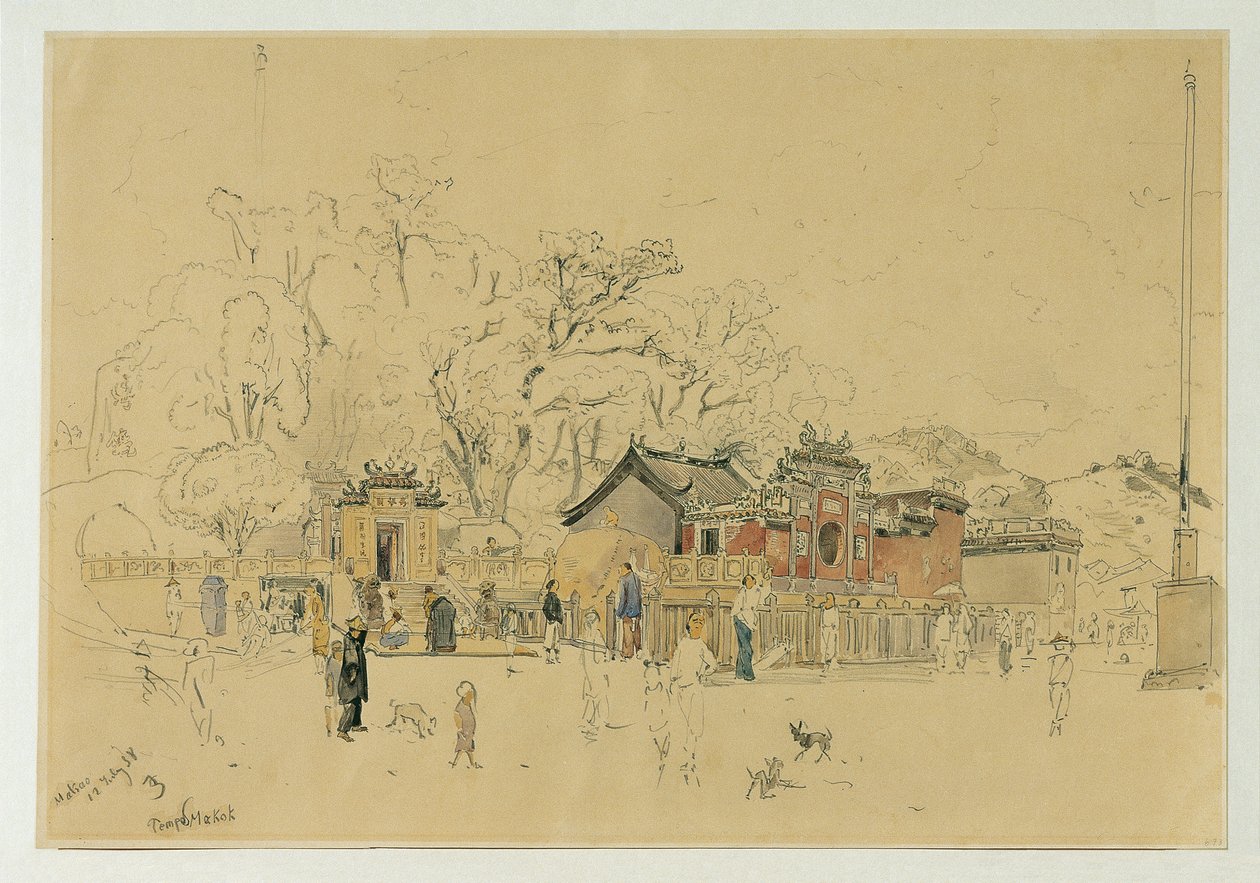 Il boschetto del tempio Makok sulla penisola di Macao da Joseph Selleny