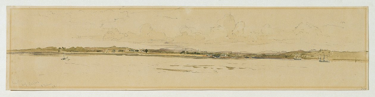 La rada di Point de Galle a Ceylon (Sri Lanka) da Joseph Selleny