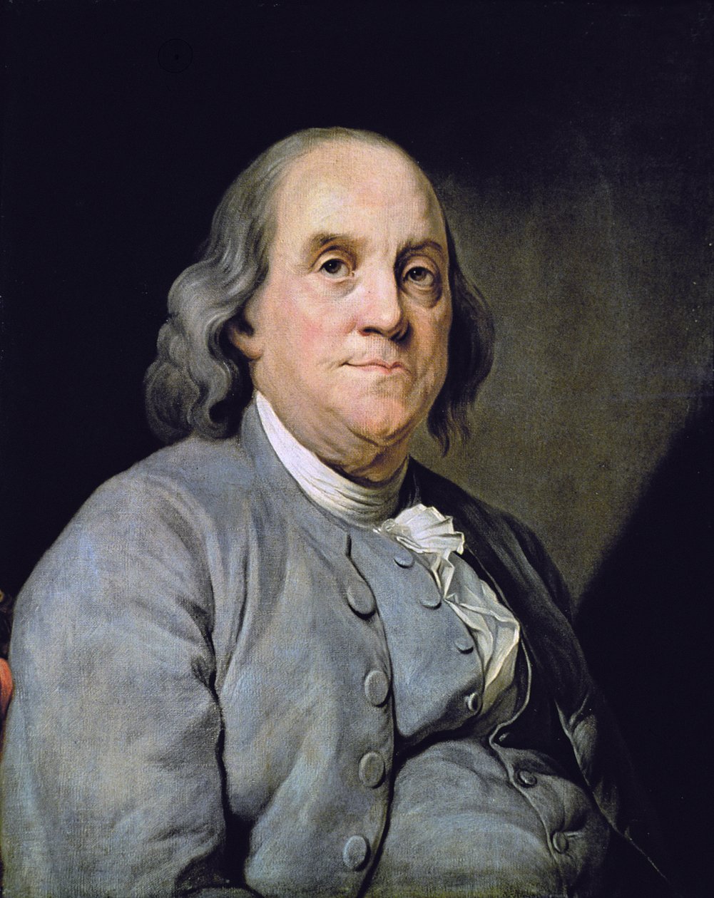 Ritratto di Benjamin Franklin da Joseph Siffred (after) Duplessis