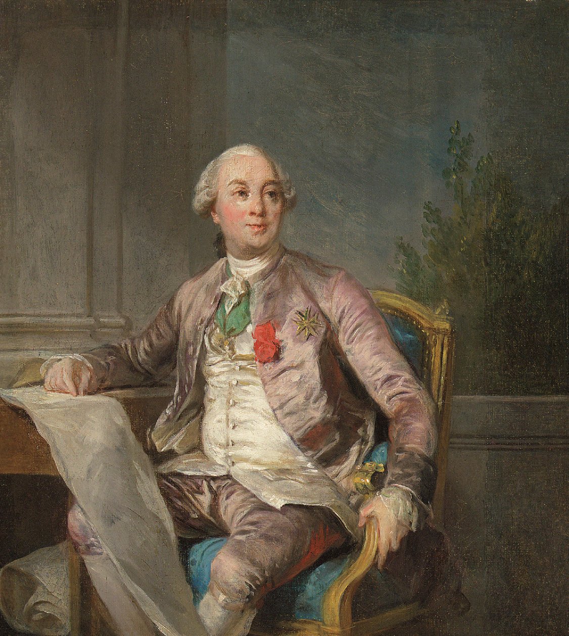 Studio di ritratto di Charles-Claude de Flahaut de la Billarderie, Comte d