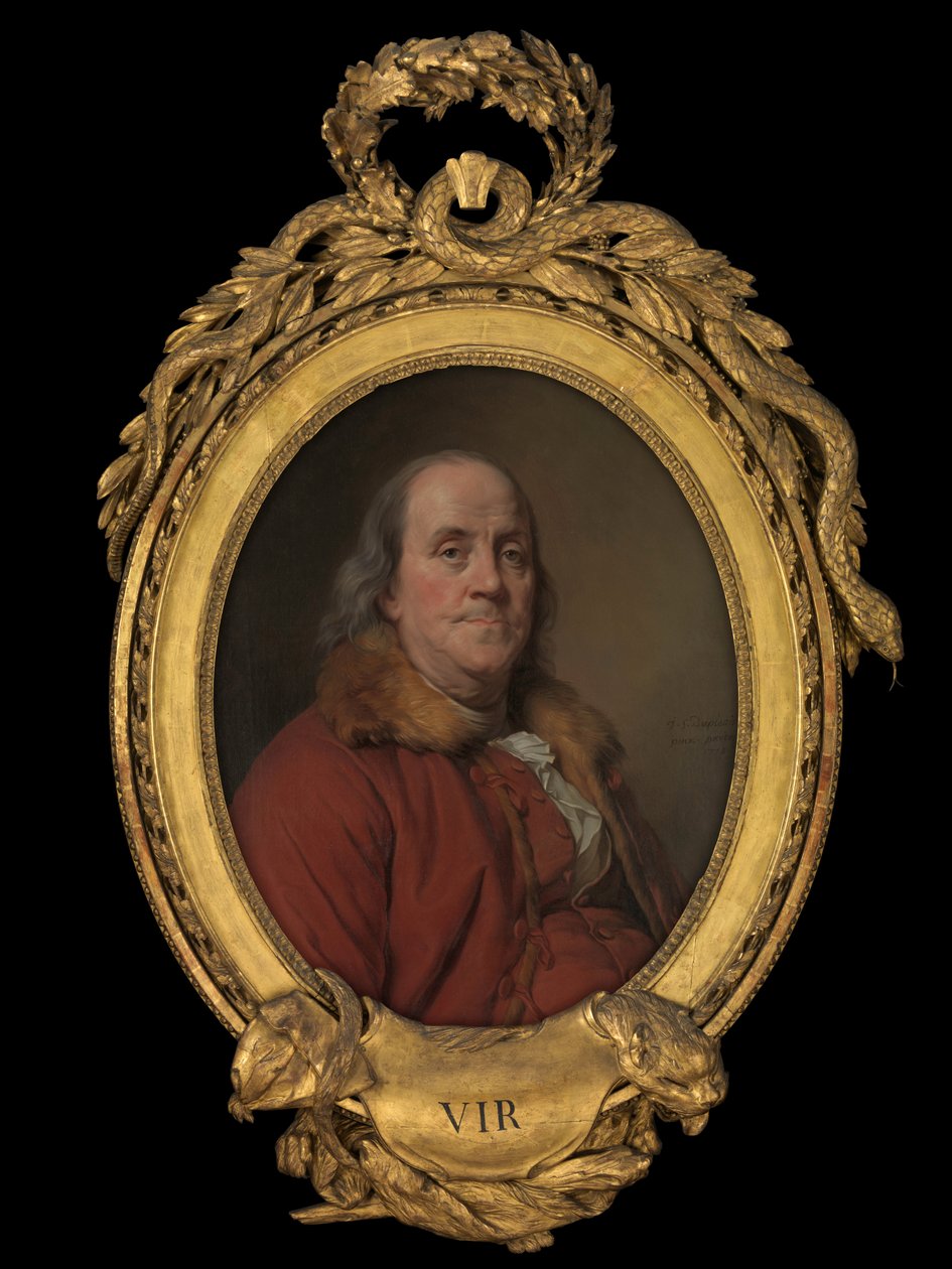 Benjamin Franklin da Joseph Siffred Duplessis