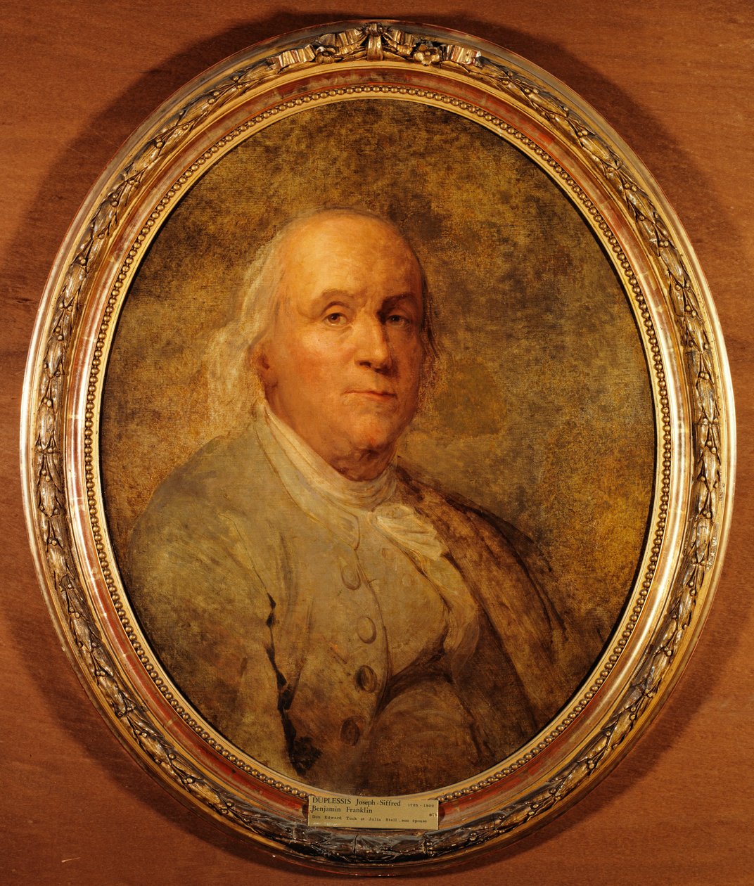 Francese:  Benjamin Franklin (1706-1790) da Joseph Siffred Duplessis