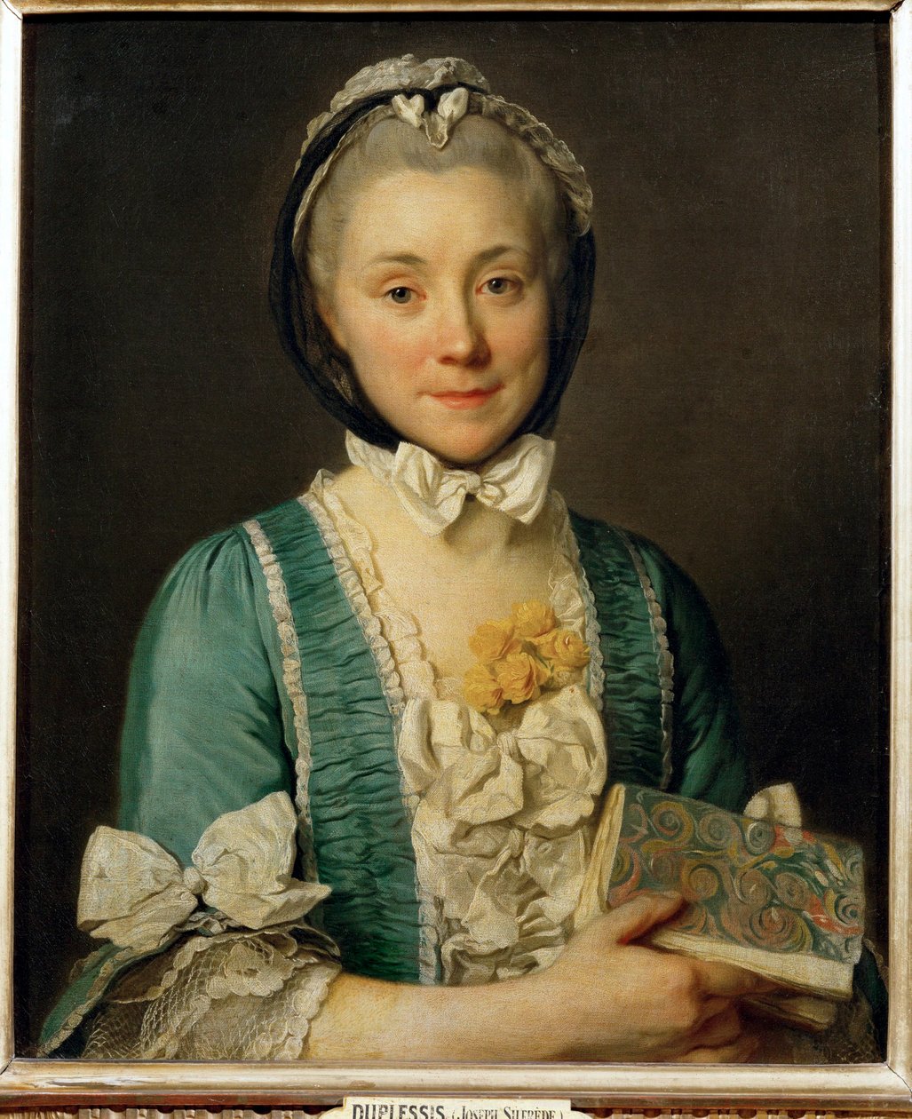 Madame Lenoir, madre di Alexandre Lenoir, fondatore del Musee des mouments francais ... da Joseph Siffred Duplessis