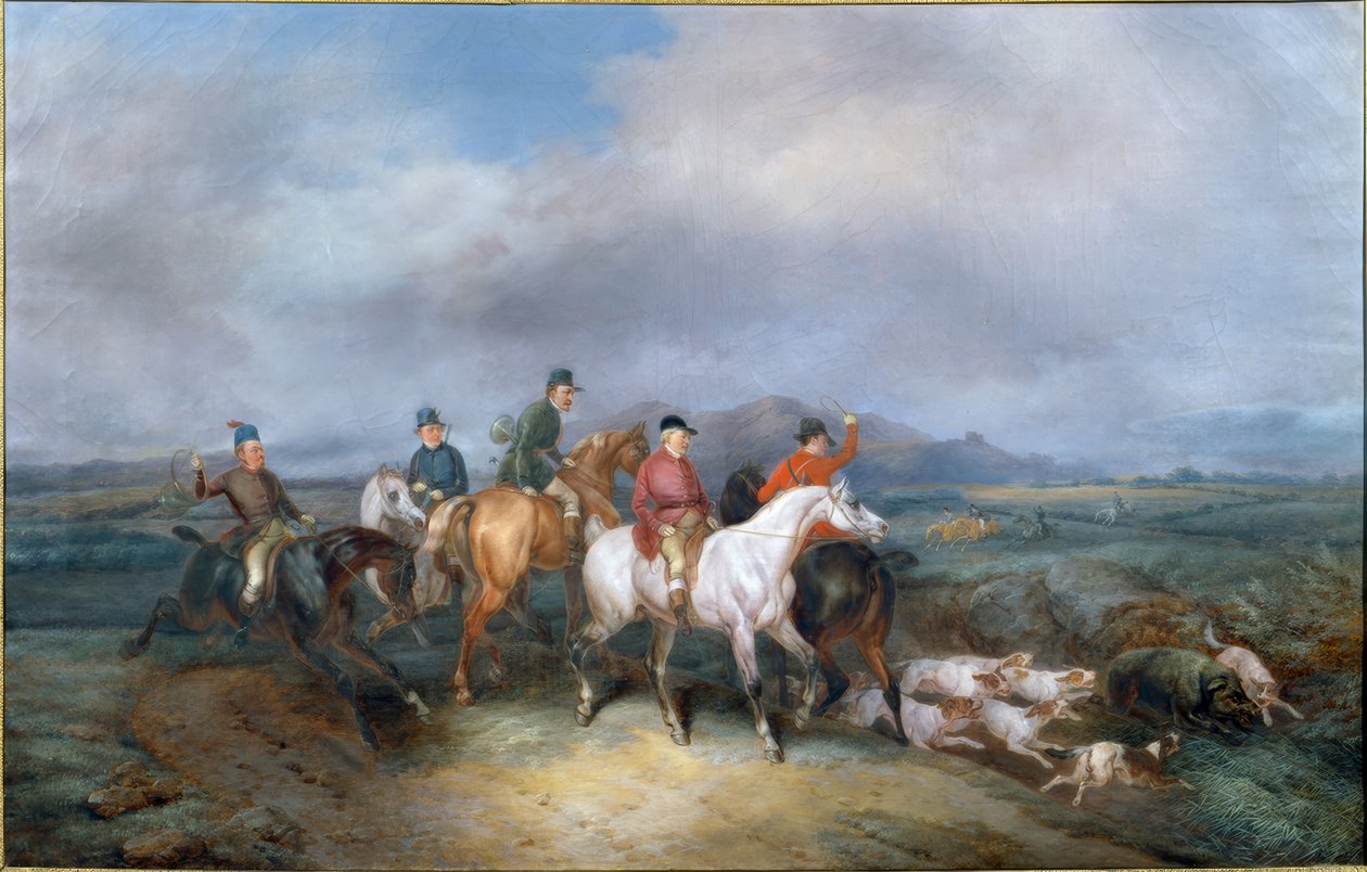 Eberjagd da Joseph Simon Volmar