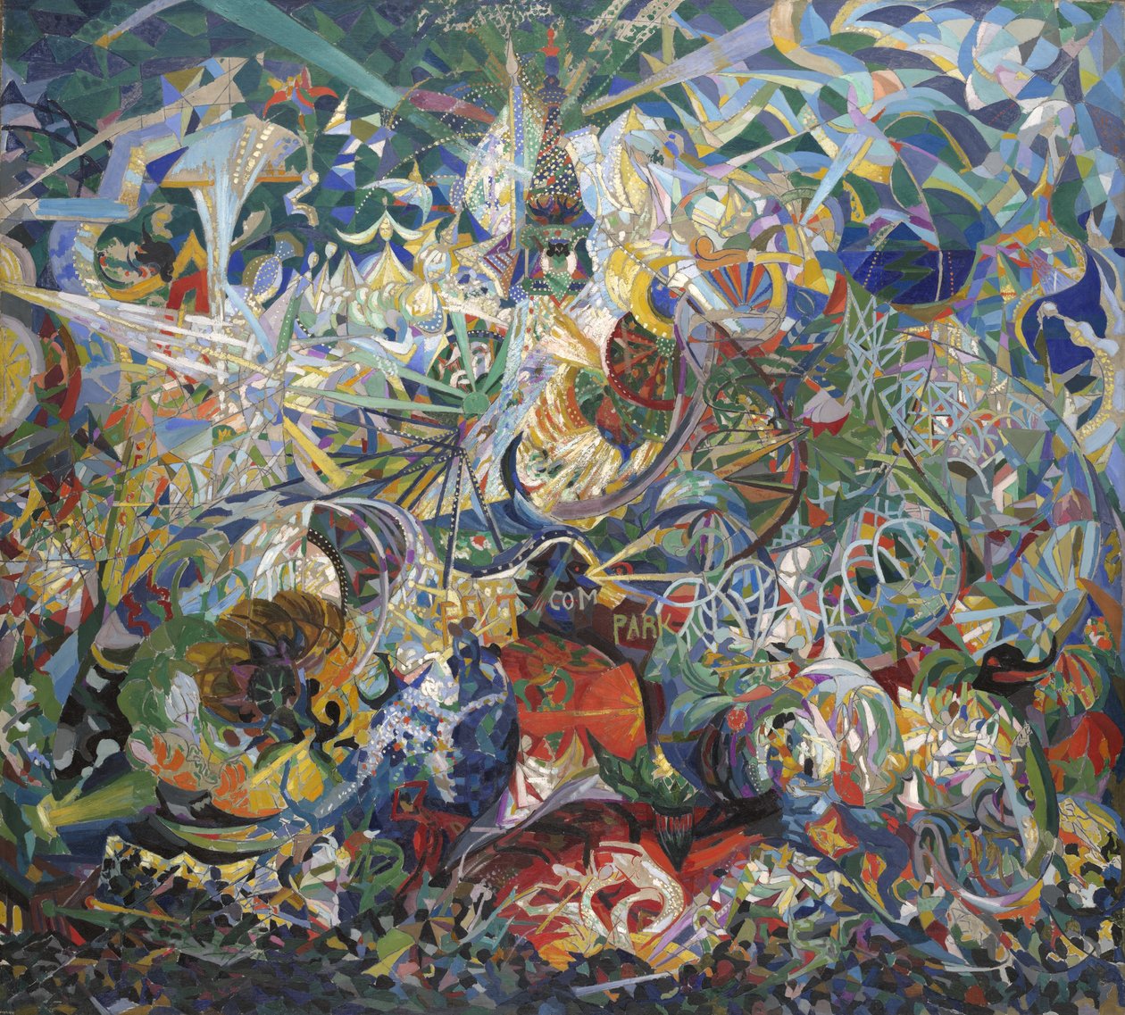 Battaglia di luci, Coney Island, Mardi Gras da Joseph Stella