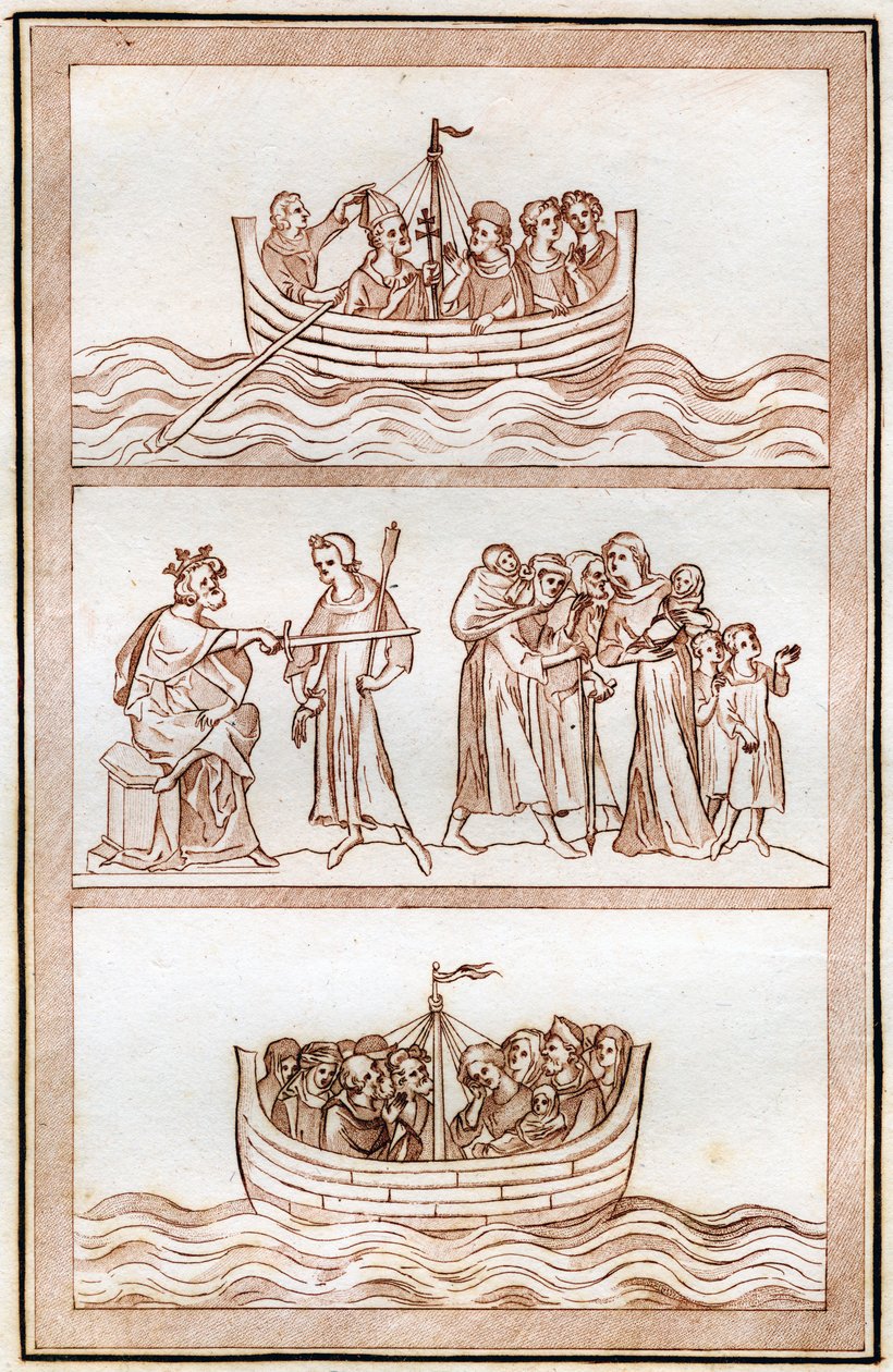 La vita di Thomas Becket, 1801 da Joseph Strutt