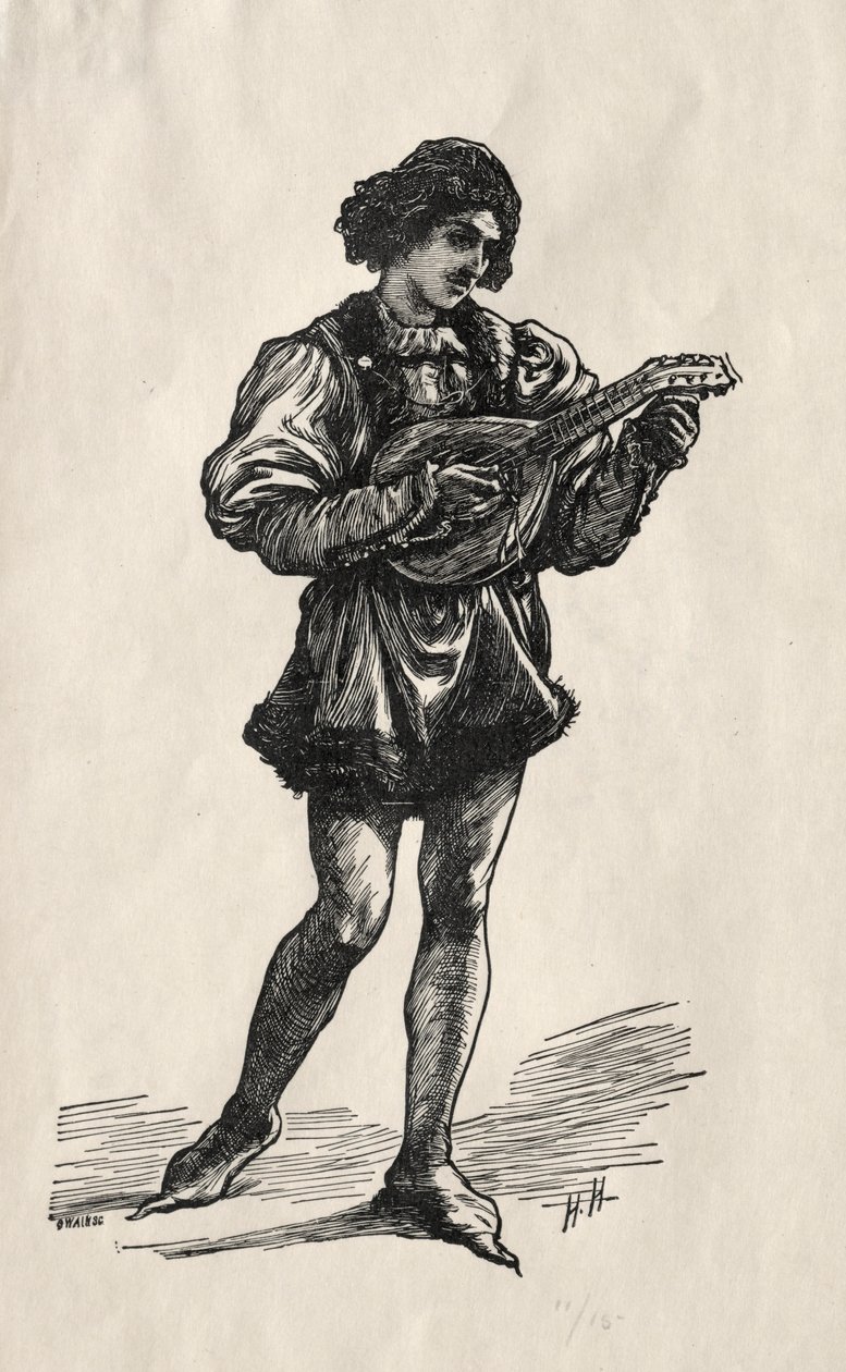 Un trovatore da Joseph Swain