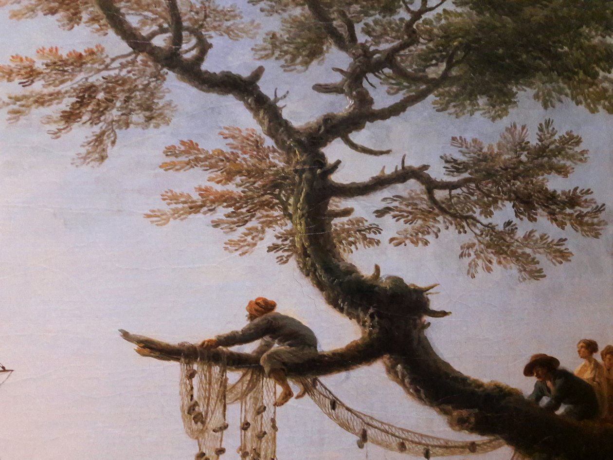Vista di un porto al mattino (Mattina)


 (dettaglio). da Joseph Vernet