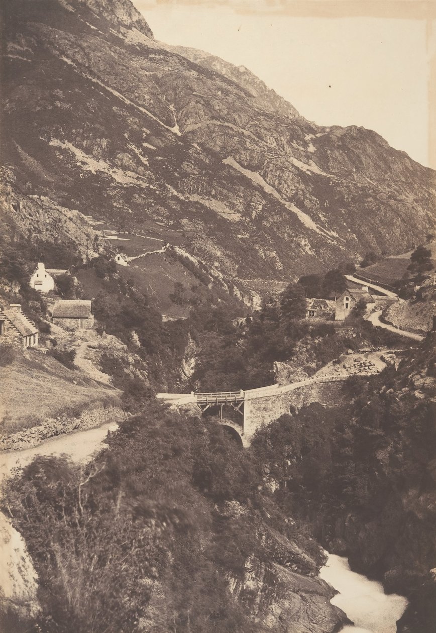 Pont de Sia Route de Gavarnie St Sauveur, 1853 da Joseph Vigier