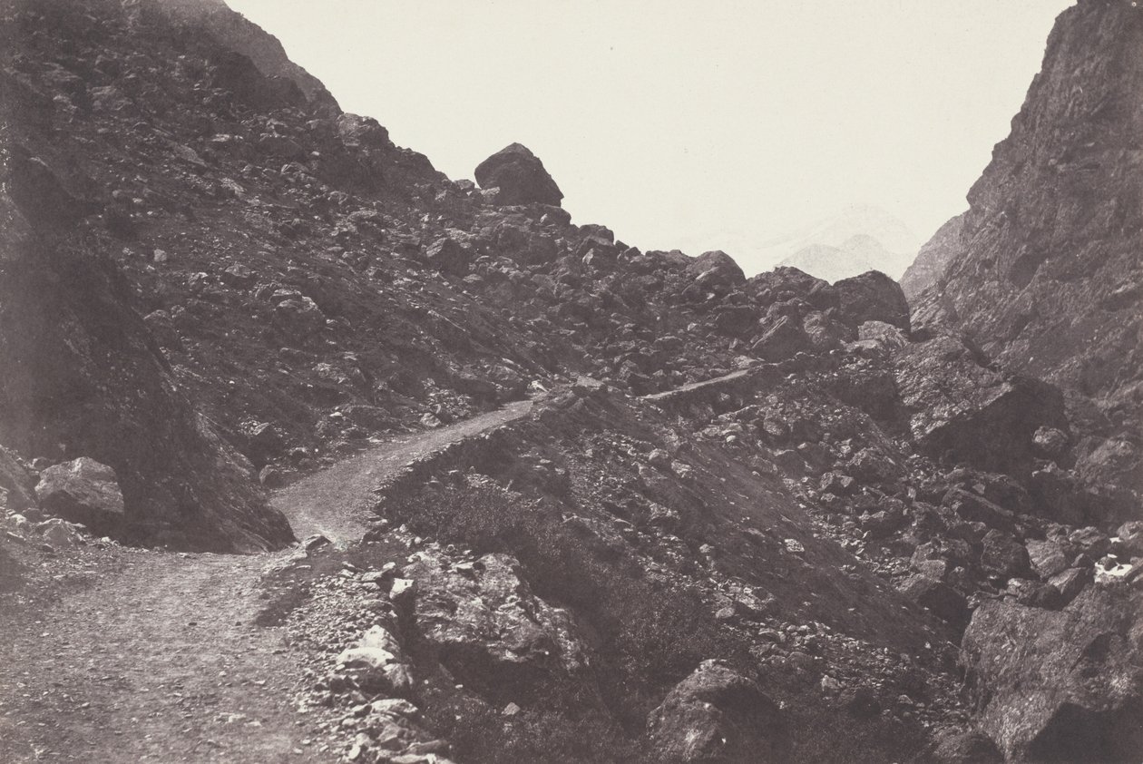 Saint-Sauveur. Sentiero del caos che conduce a Gavarnie da Joseph Vigier