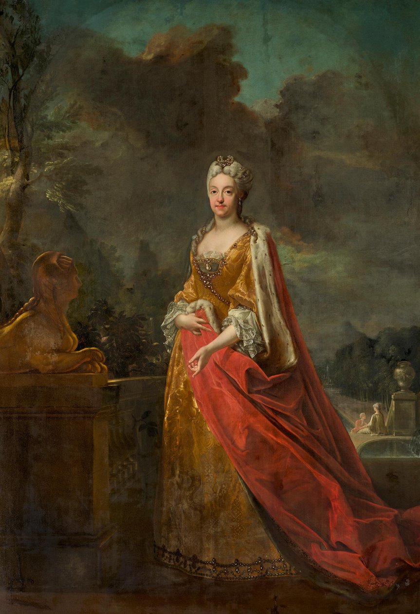Maria Amalia di Baviera (1701-1756) da Joseph Vivien