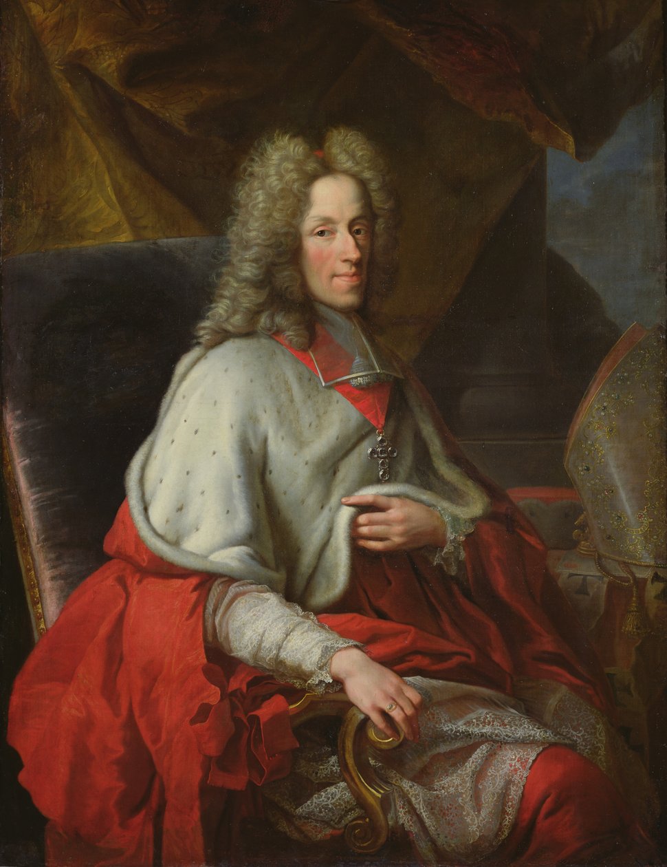 Ritratto del Cardinale Joseph Clement de Baviere, Elettore di Colonia da Joseph Vivien