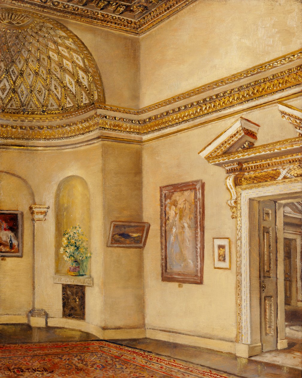 Angolo nord-est della galleria, Chiswick House da Joseph Williams Topham Vinall