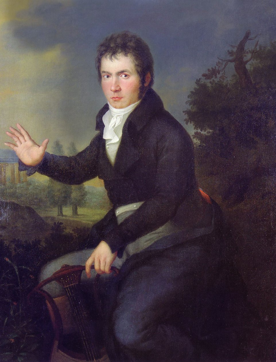 Ritratto di Ludwig van Beethoven da Joseph Willibrord Mahler