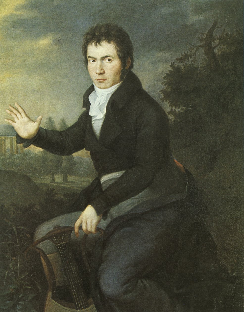 Ritratto di van Beethoven da Joseph Willibrord Mahler