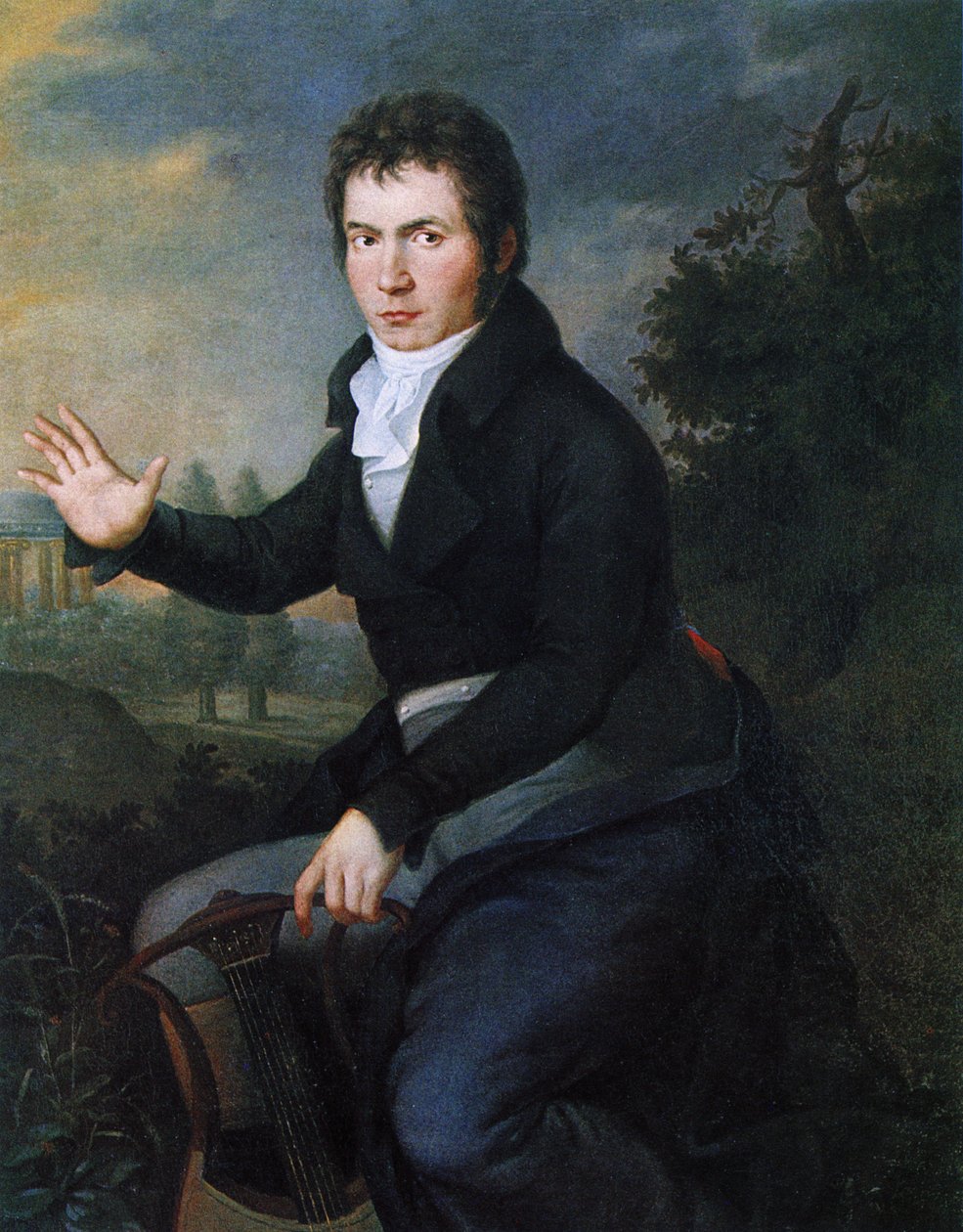 Ritratto di van Beethoven da Joseph Willibrord Mahler