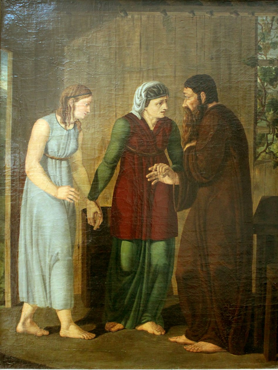 Tedesco: Zuführung der Hagar Hagar diventa la concubina di Abramo da Joseph Wintergerst