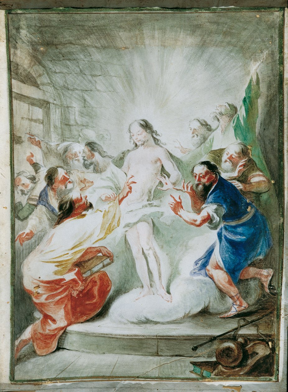 Il Cristo risorto appare ai discepoli da Joseph Winterhalder d. J.