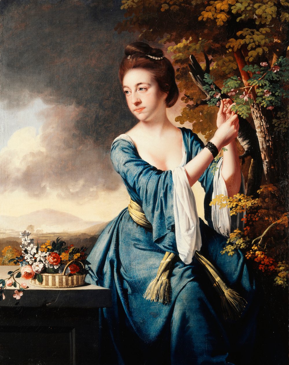 Ritratto di Elizabeth, Mrs John Bostock, c.1769 da Joseph Wright of Derby