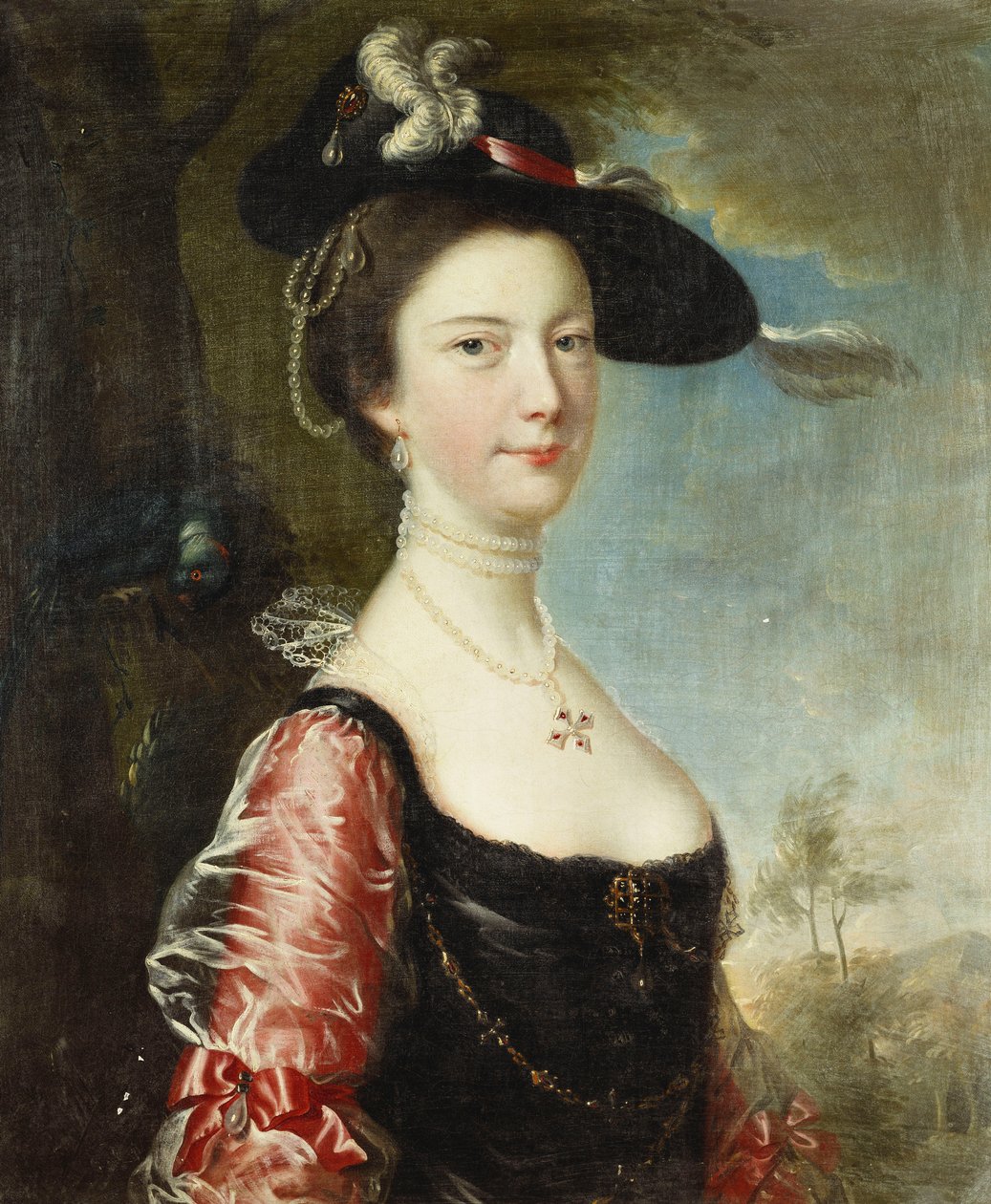 Ritratto di sua moglie, Anne da Joseph Wright of Derby