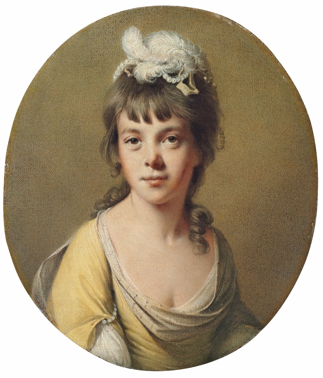 Ritratto di Miss Harriet Hope da Joseph Wright of Derby