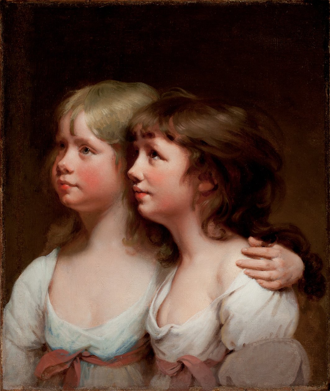 Ritratto di Sarah e Ann Haden da Joseph Wright of Derby