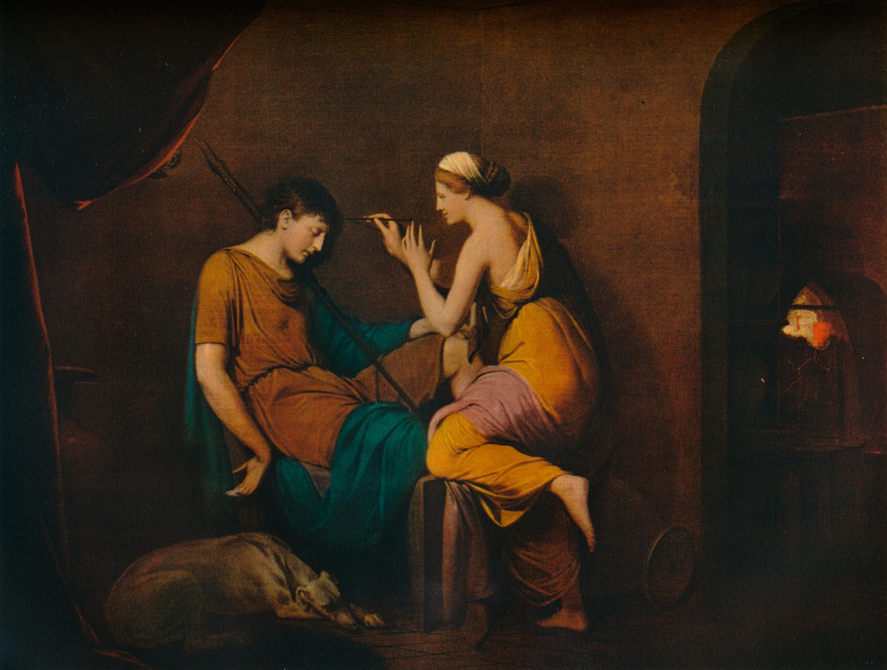 La fanciulla corinzia, 1782-1784, 1930 da Joseph Wright of Derby