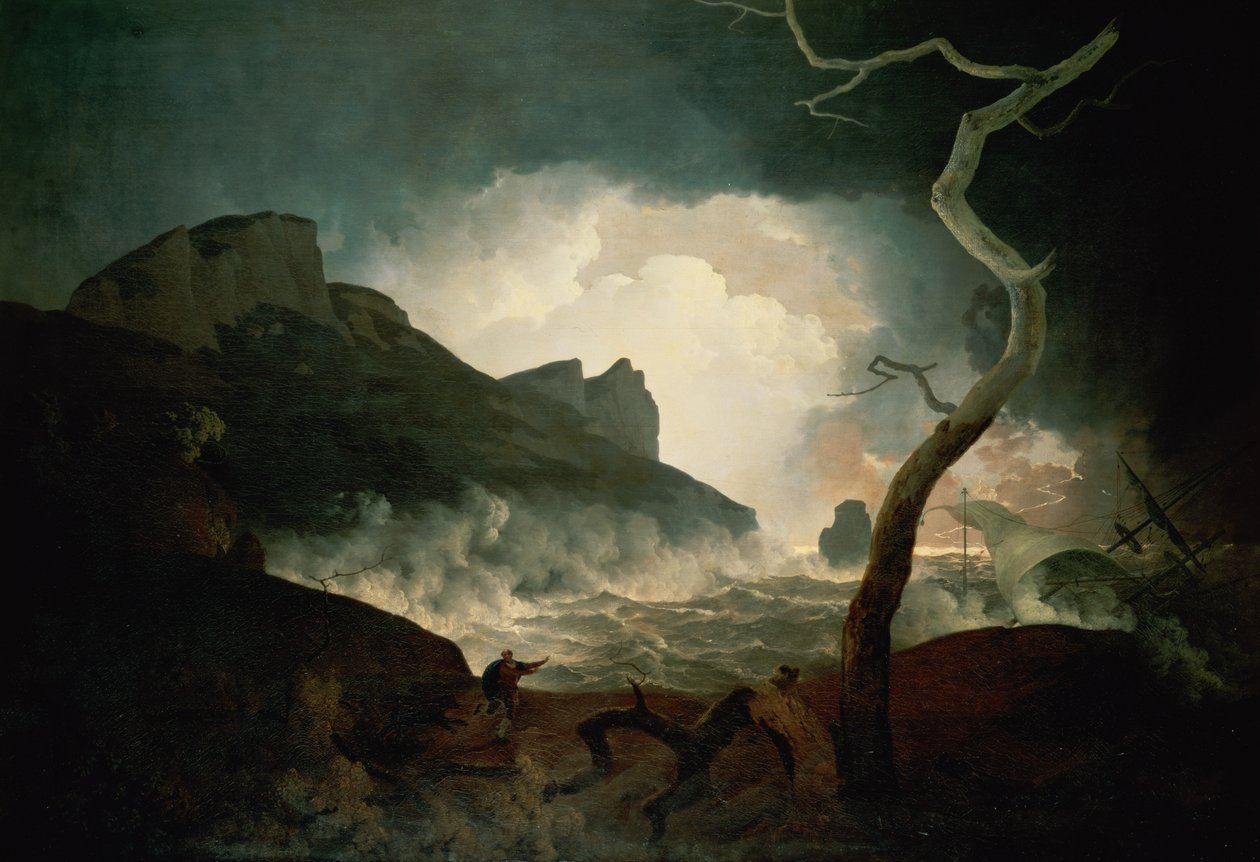 La tempesta, Antigono inseguito dall