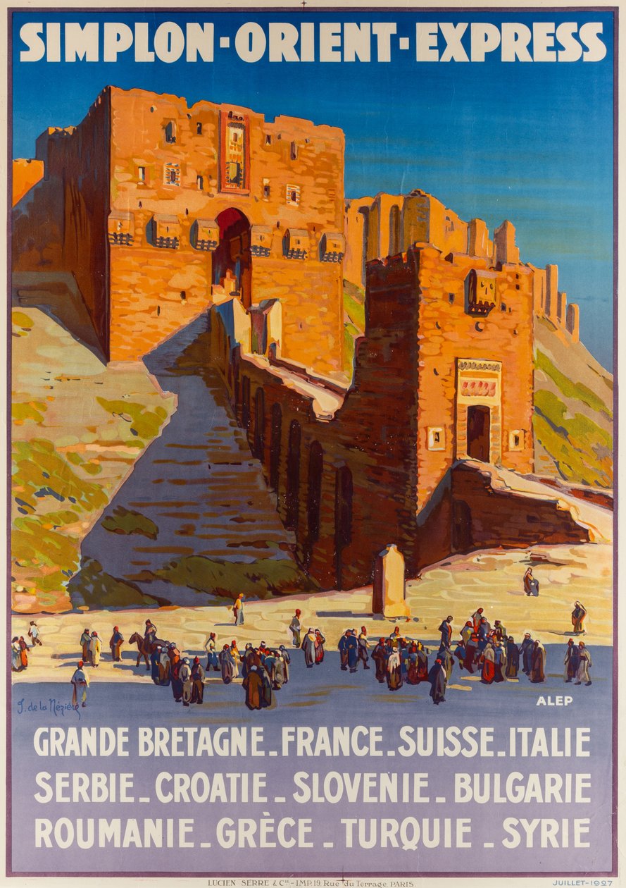 Simplon-Orient-Express, ca. 1927 da Joseph de La Nézière