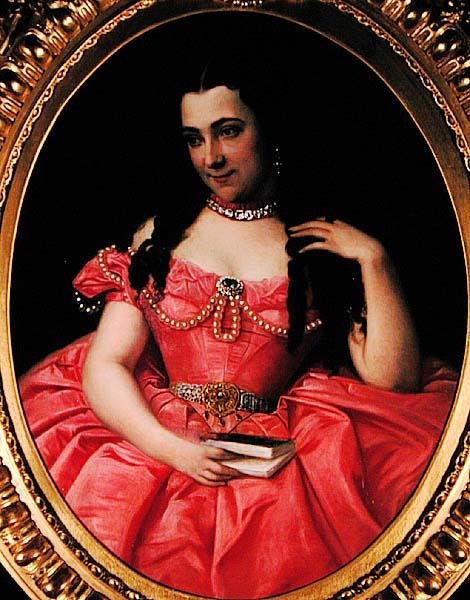 Autoritratto, c.1855 da Josephine Bowes