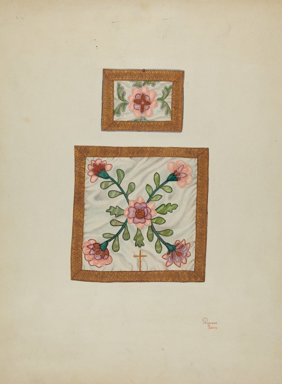 Borsa e velo del calice da Josephine C. Romano